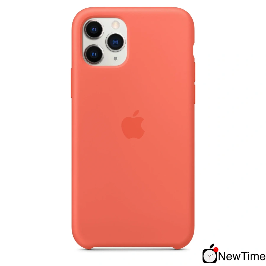 Чехол Apple iPhone 11 Pro Max Silicone Case LUX COPY - Clementine/Orange (MX022)